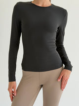 Yoga longsleeve graphite