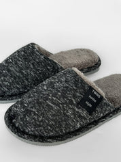 Men's slippers HS-OZ melange black