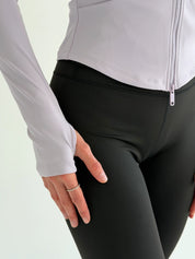 Yoga zippered sweatshirt lavender