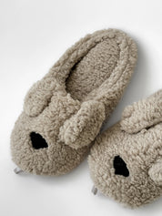 Women's slippers HS-LUX ANIMALS dog beige