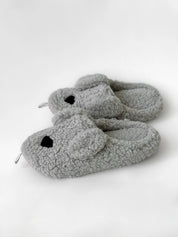Women's slippers HS-LUX ANIMALS dog gray