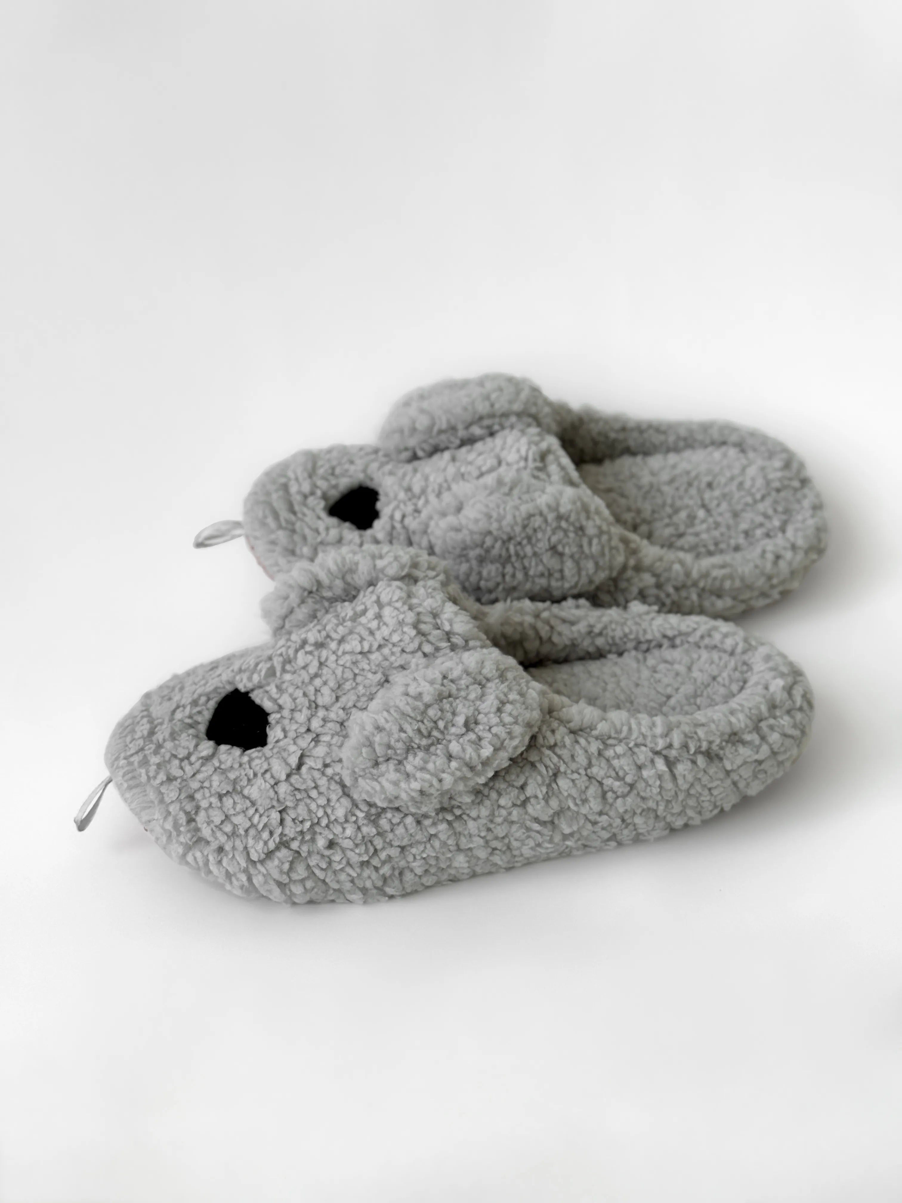Women's slippers HS-LUX ANIMALS dog gray