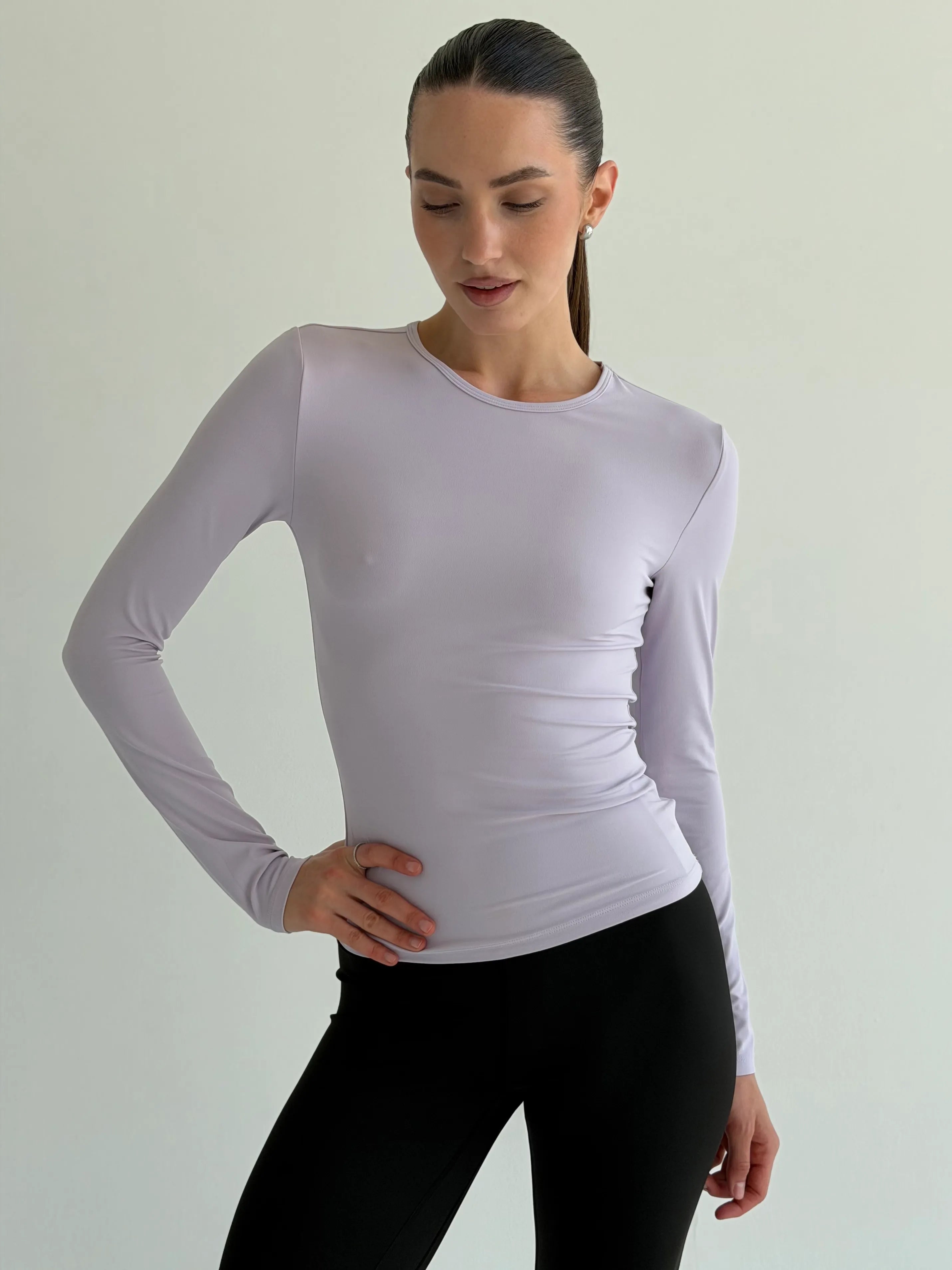 Yoga longsleeve lavender
