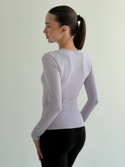 Yoga longsleeve lavender
