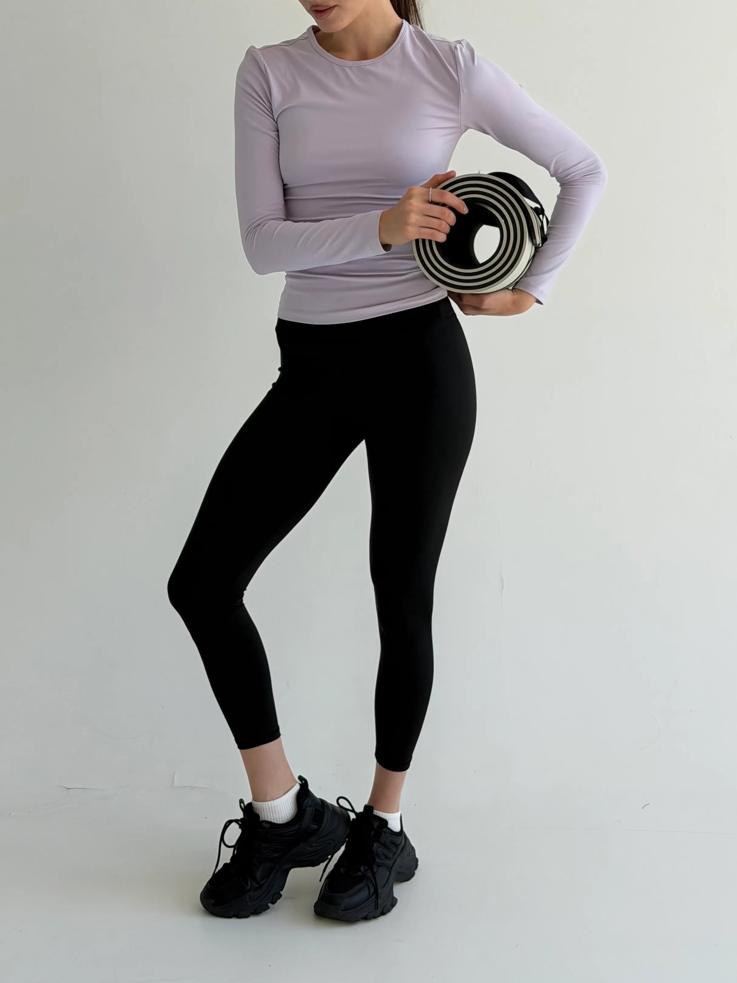 Yoga longsleeve lavender