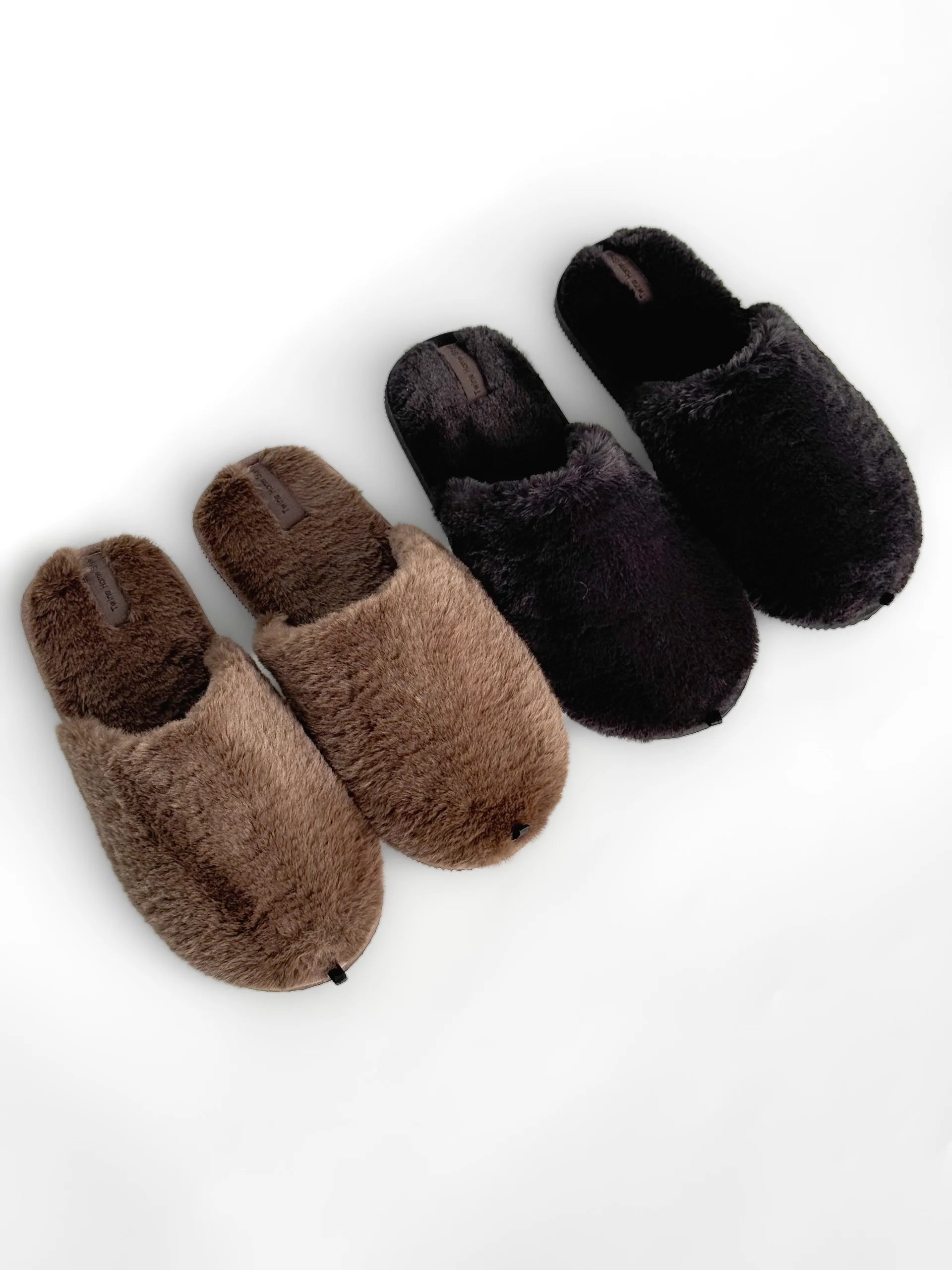 Men's slippers HS-LUX fur graphite