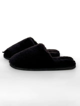 Men's slippers HS-LUX fur graphite