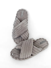 Women's slippers HS-Puffy grey