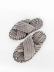 Women's slippers HS-Puffy grey