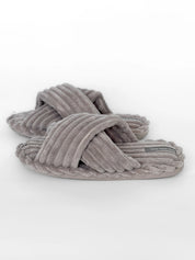 Women's slippers HS-Puffy grey