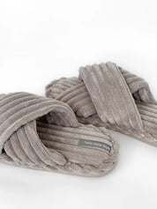 Women's slippers HS-Puffy grey