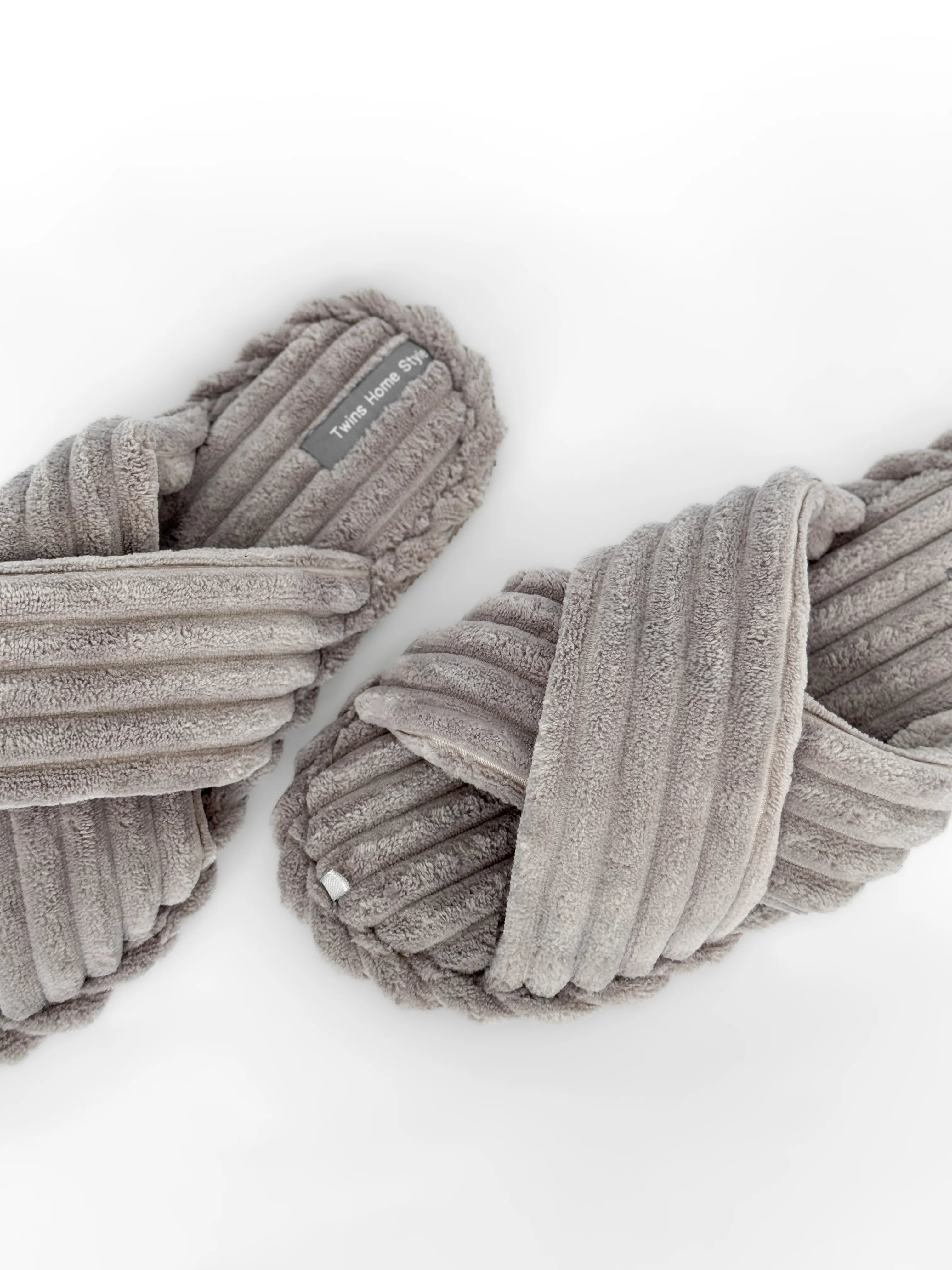 Women's slippers HS-Puffy grey