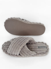 Women's slippers HS-Puffy grey