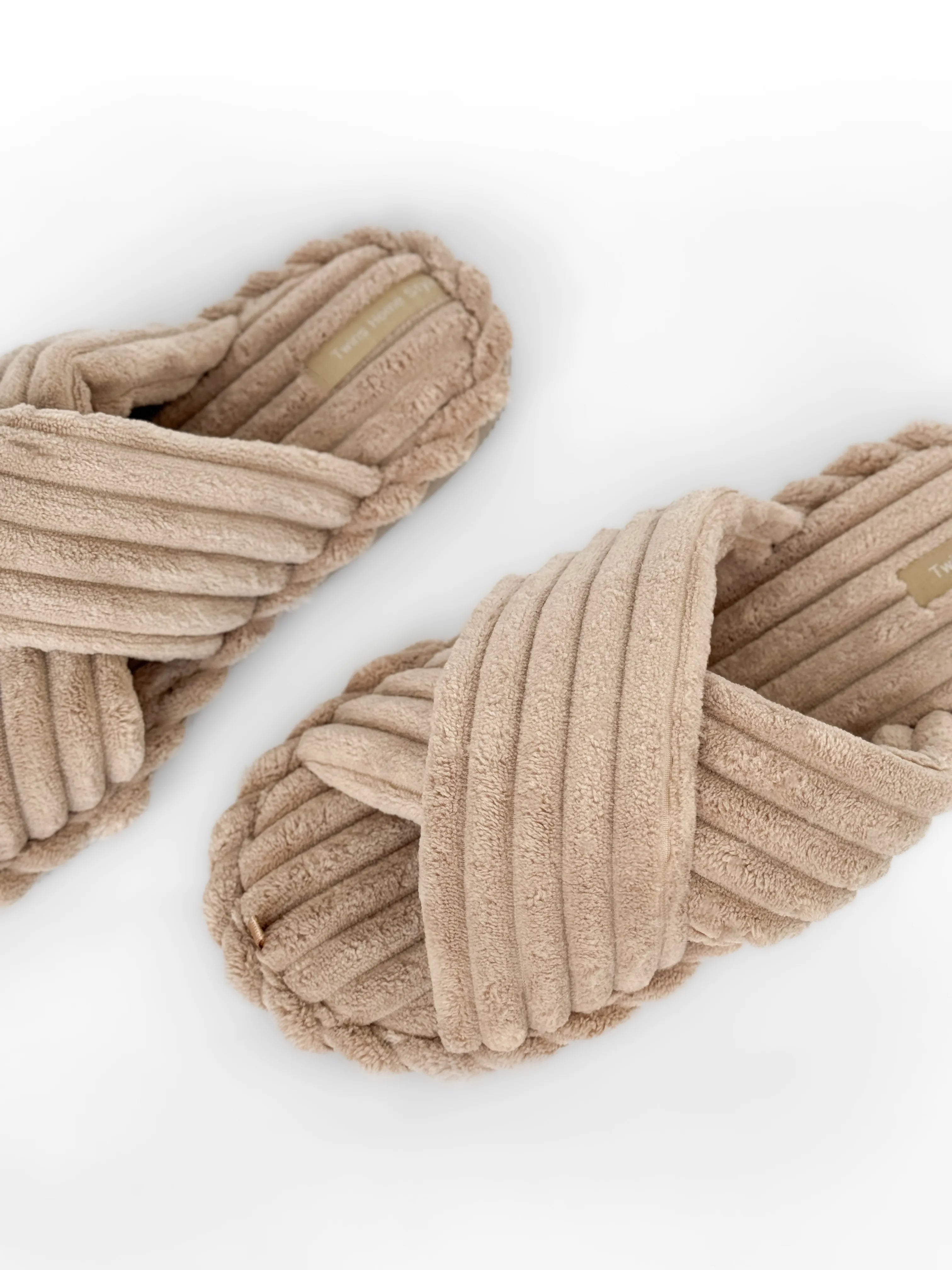 Women's slippers HS-Puffy beige