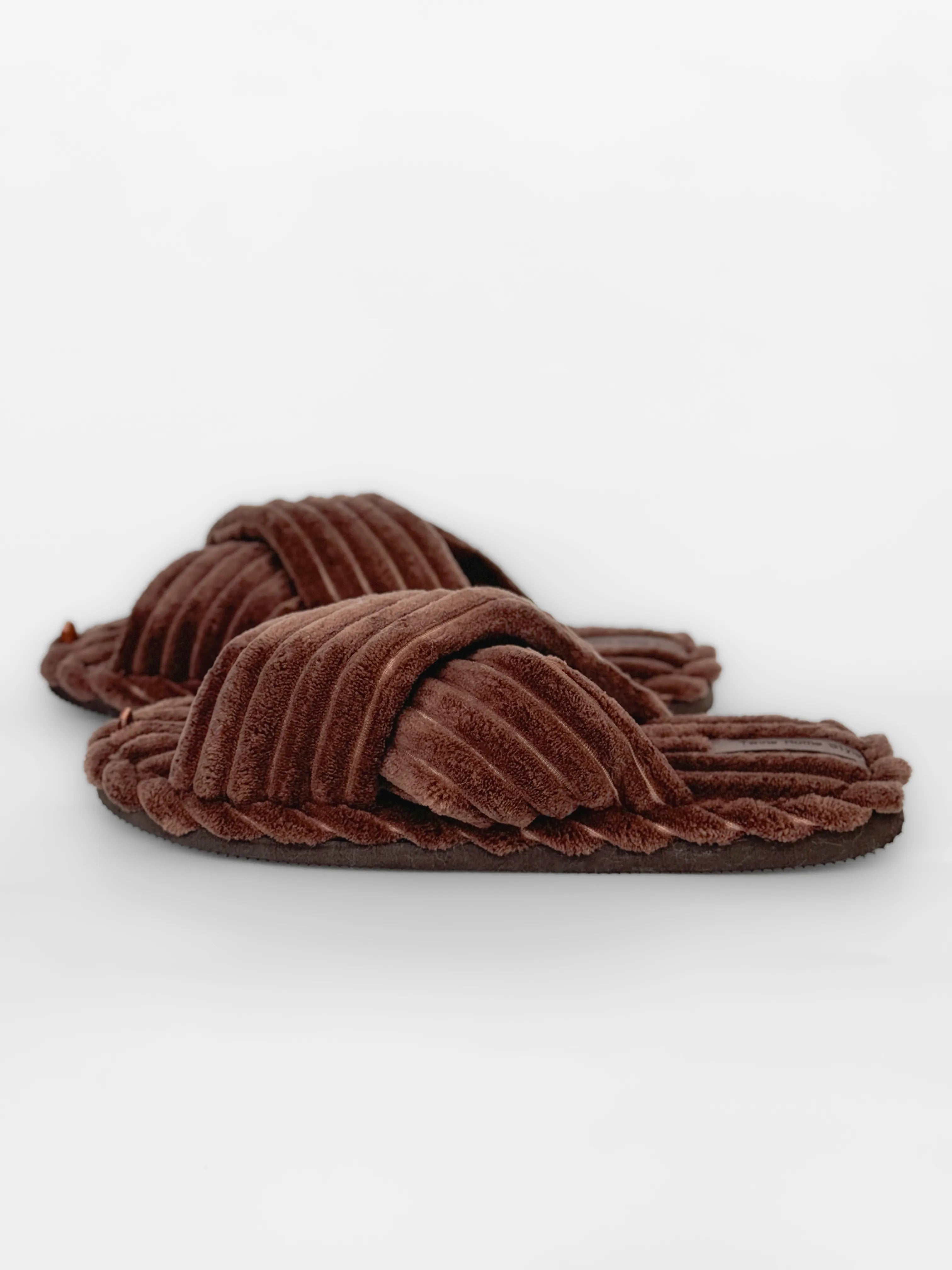 Women's slippers HS-Puffy brown