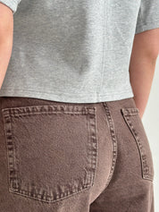 Fitted cotton T-shirt, gray