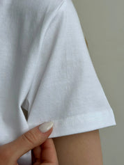 T-shirt White knit