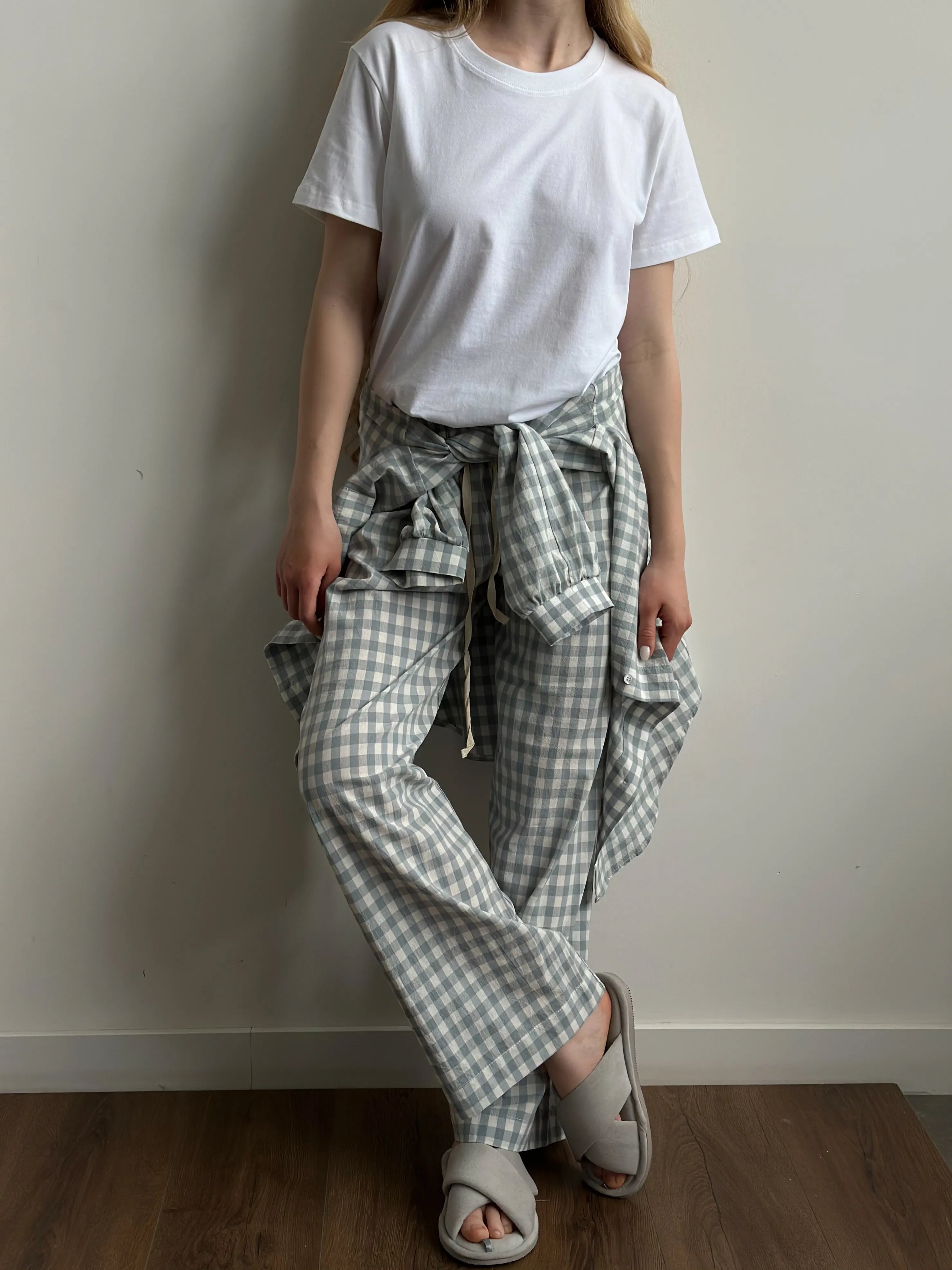 T-shirt White knit