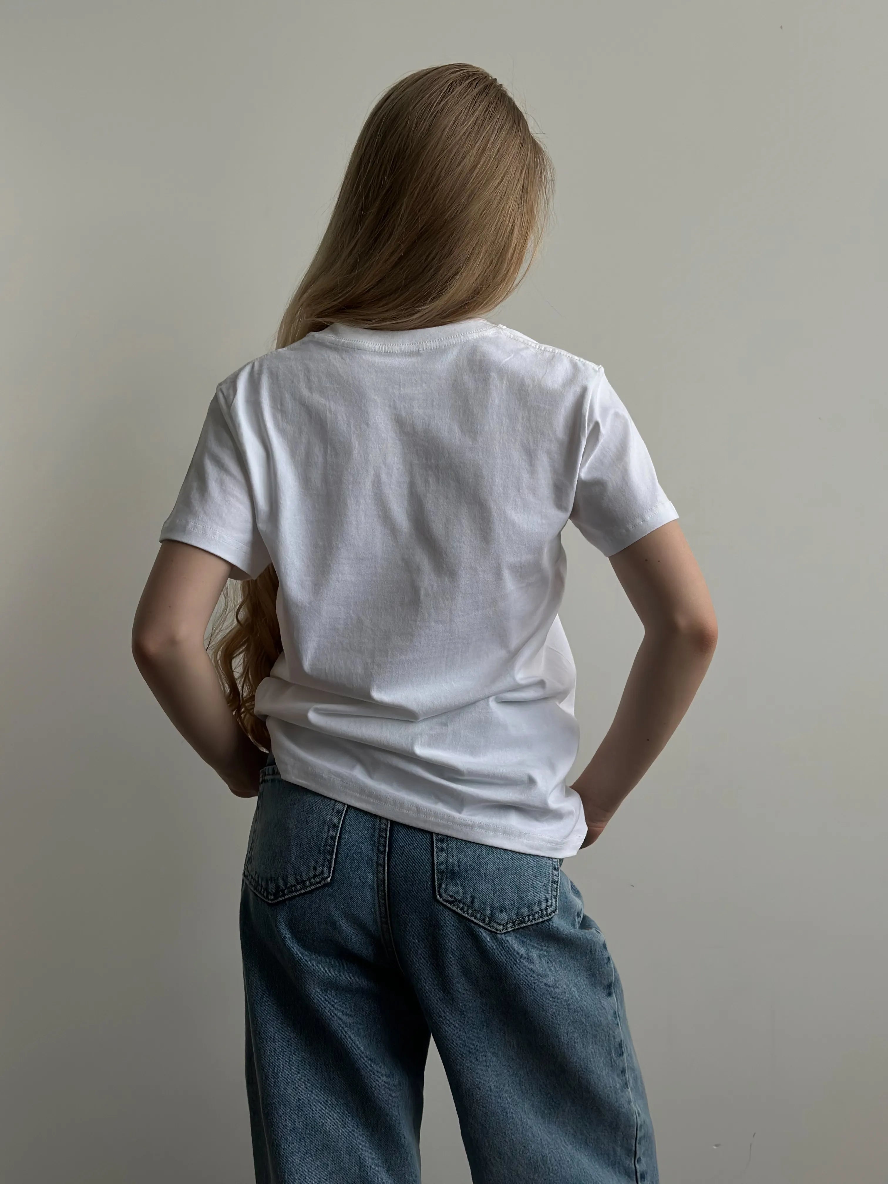 T-shirt White knit