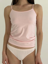 Basic powder-colored underwear T-shirt