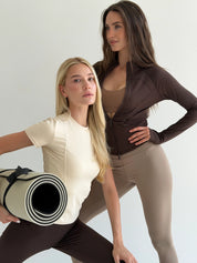 Yoga t-shirt milky