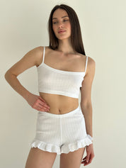 Ribana strappy top white