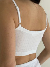 Ribana strappy top white