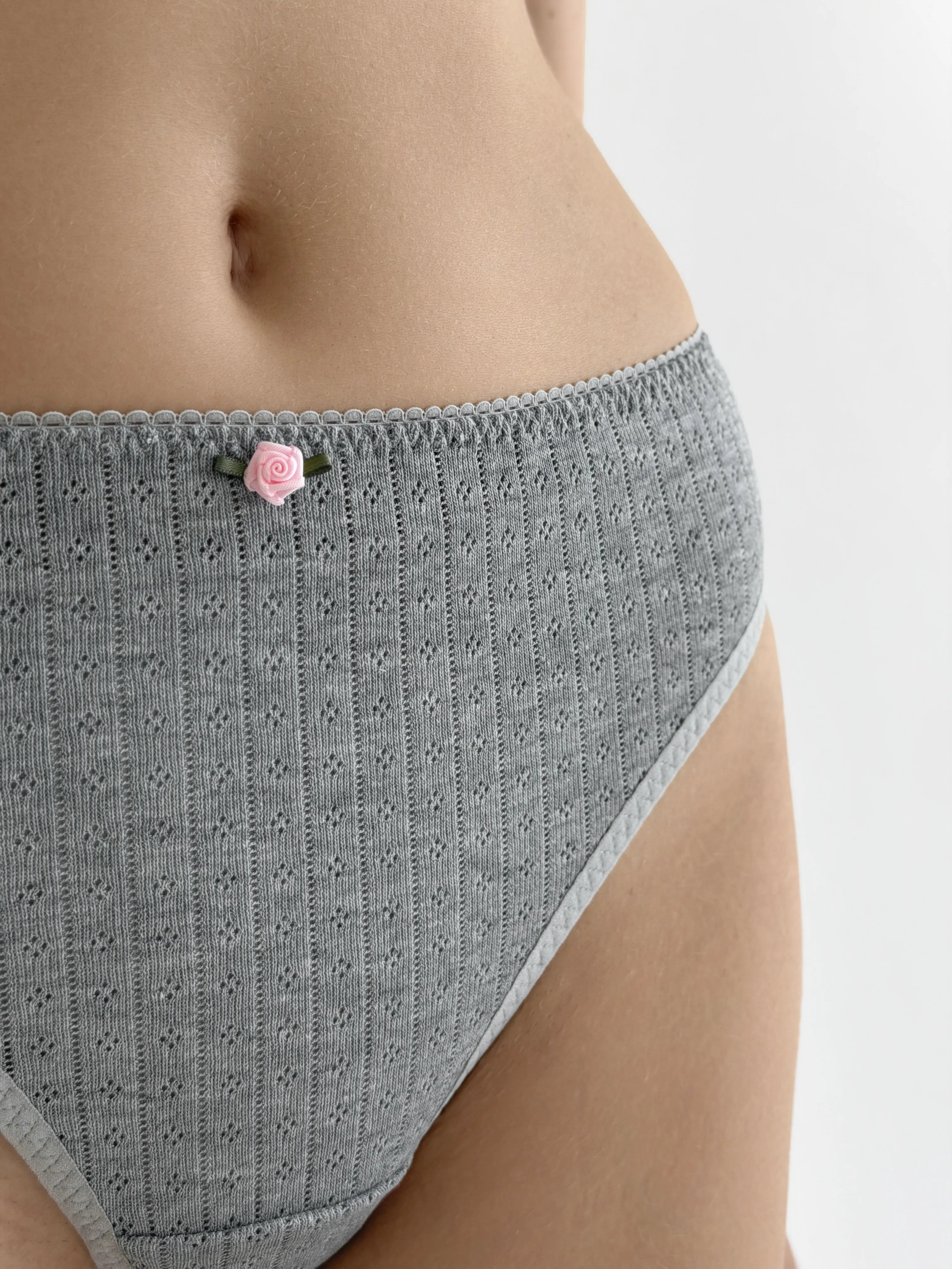 Underwear panties Thongs anthracite ribana