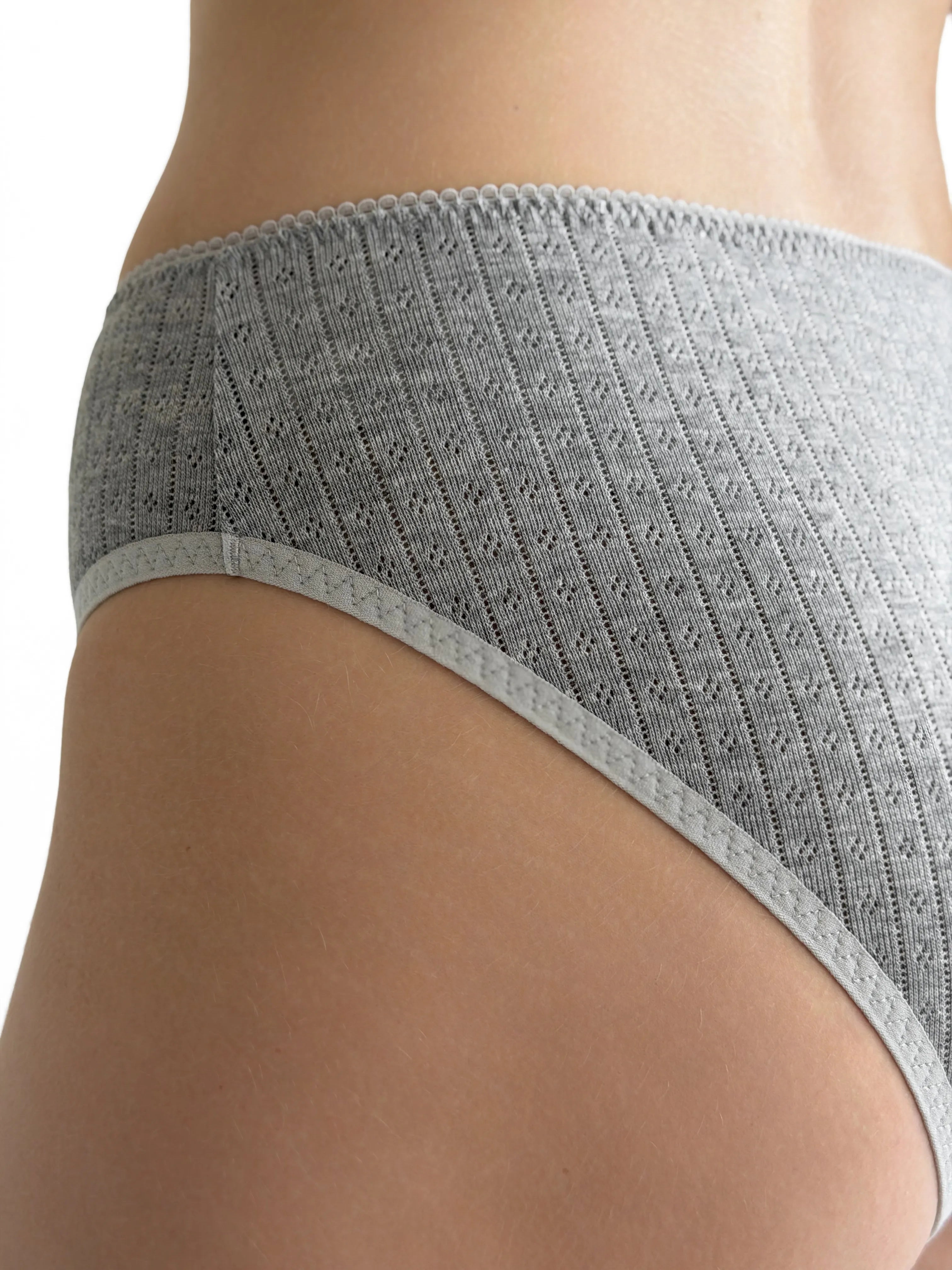 Underwear panties Slips anthracite ribana