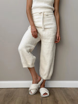 Soft knitted fluffy milk pants