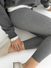Gray leggings