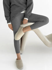 Gray leggings