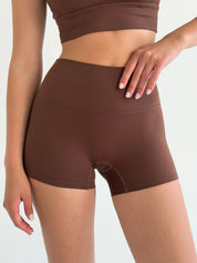 Yoga shorts brown