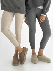 Gray leggings