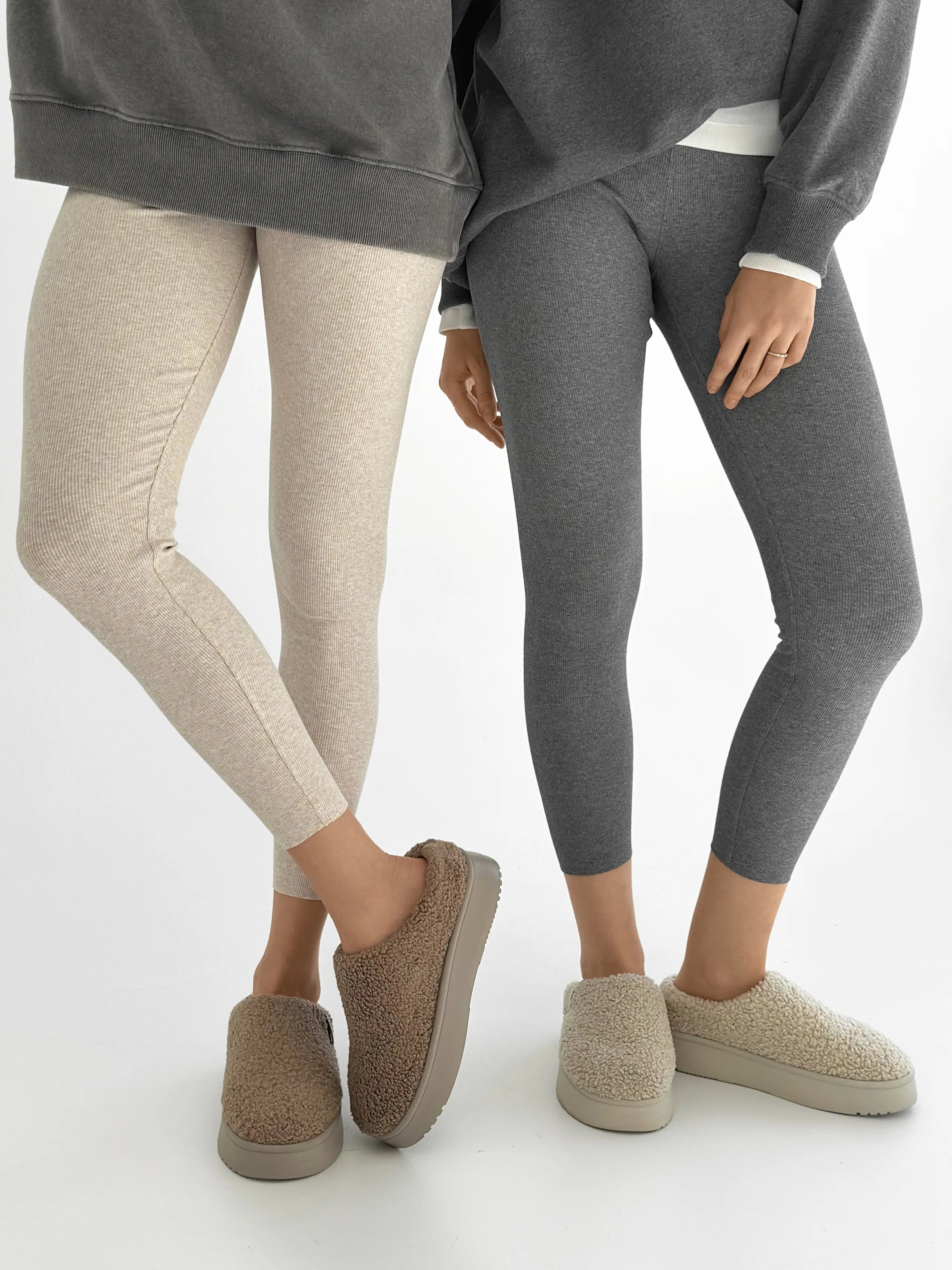 Gray leggings