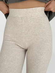 Beige leggings