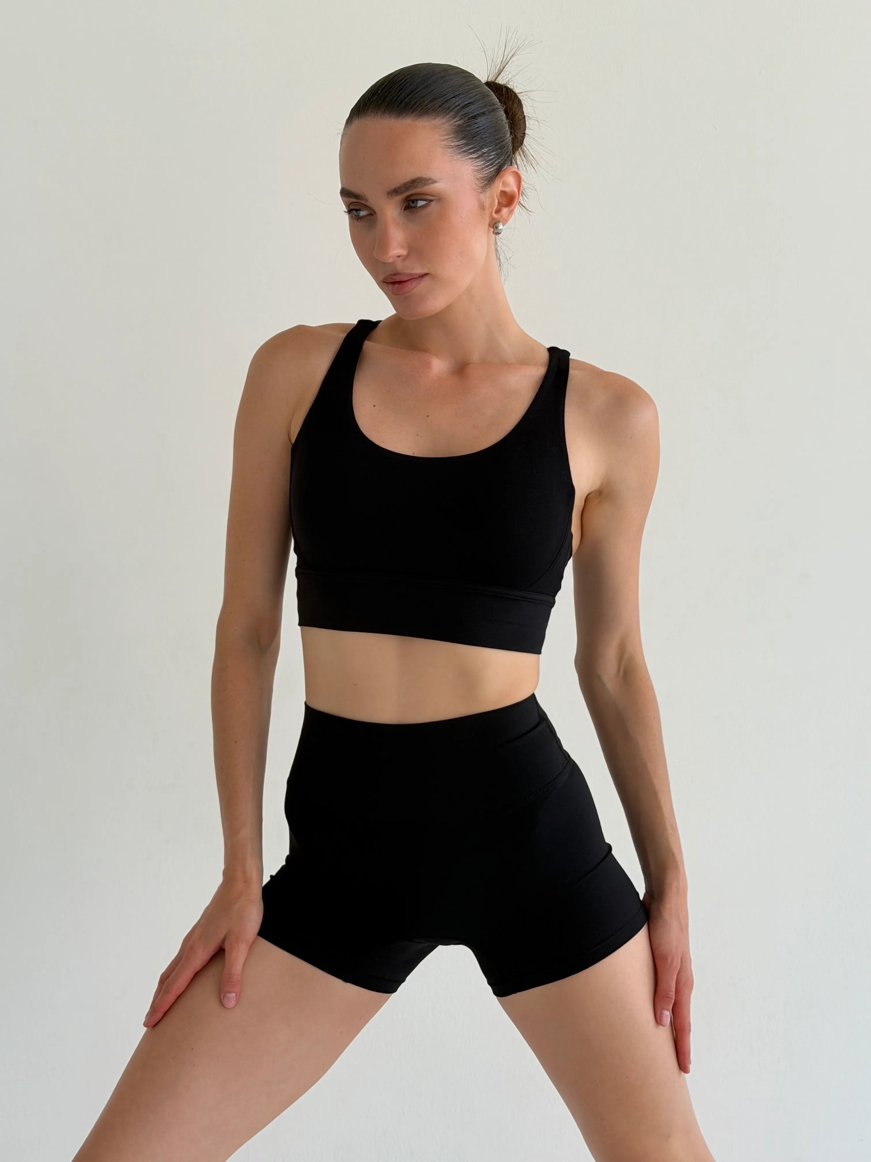 Yoga shorts black