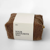 TEDDY cosmetic bag brown large