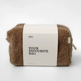 TEDDY cosmetic bag brown medium square