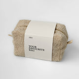 TEDDY beige cosmetic bag medium square