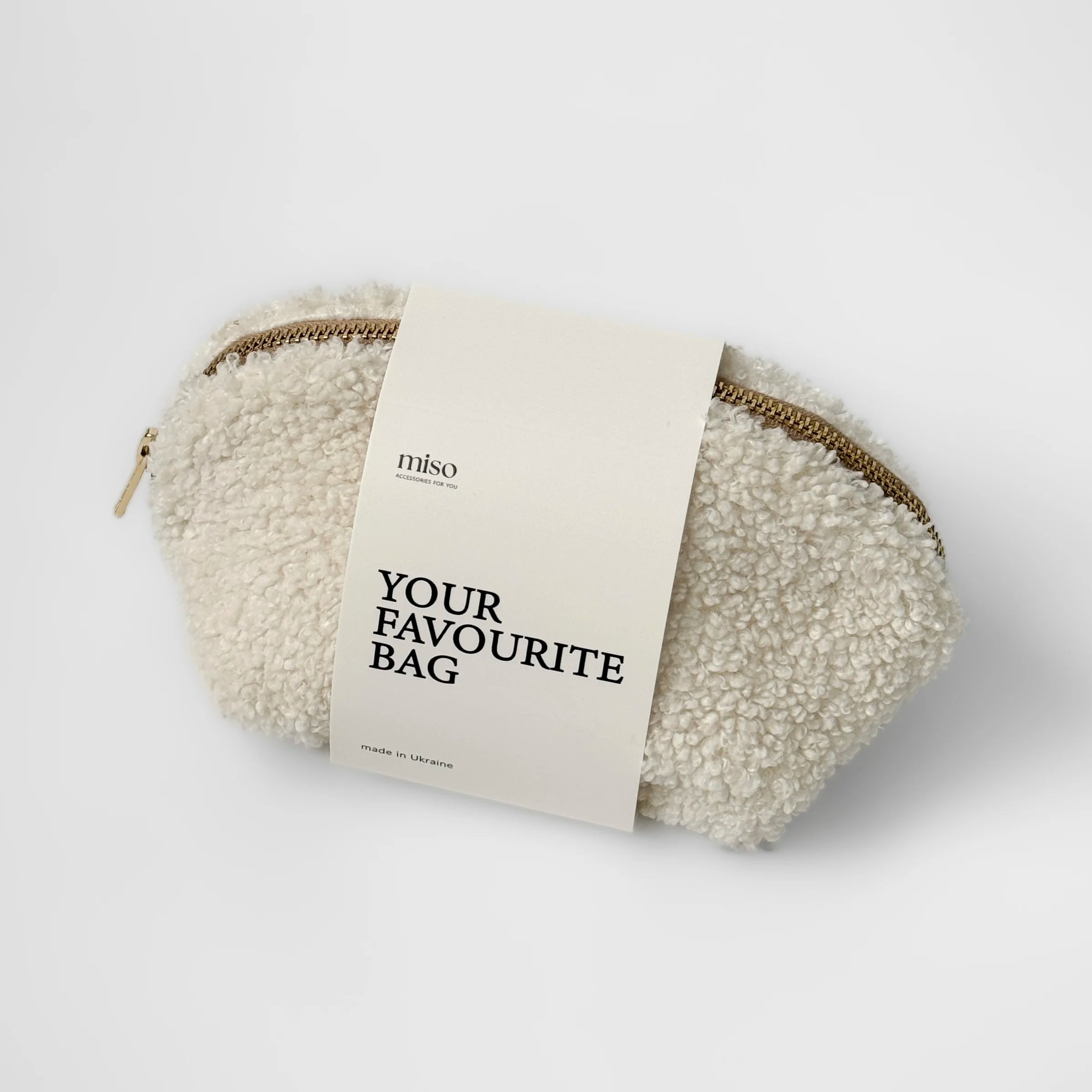TEDDY cosmetic bag white small