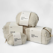 TEDDY cosmetic bag white small