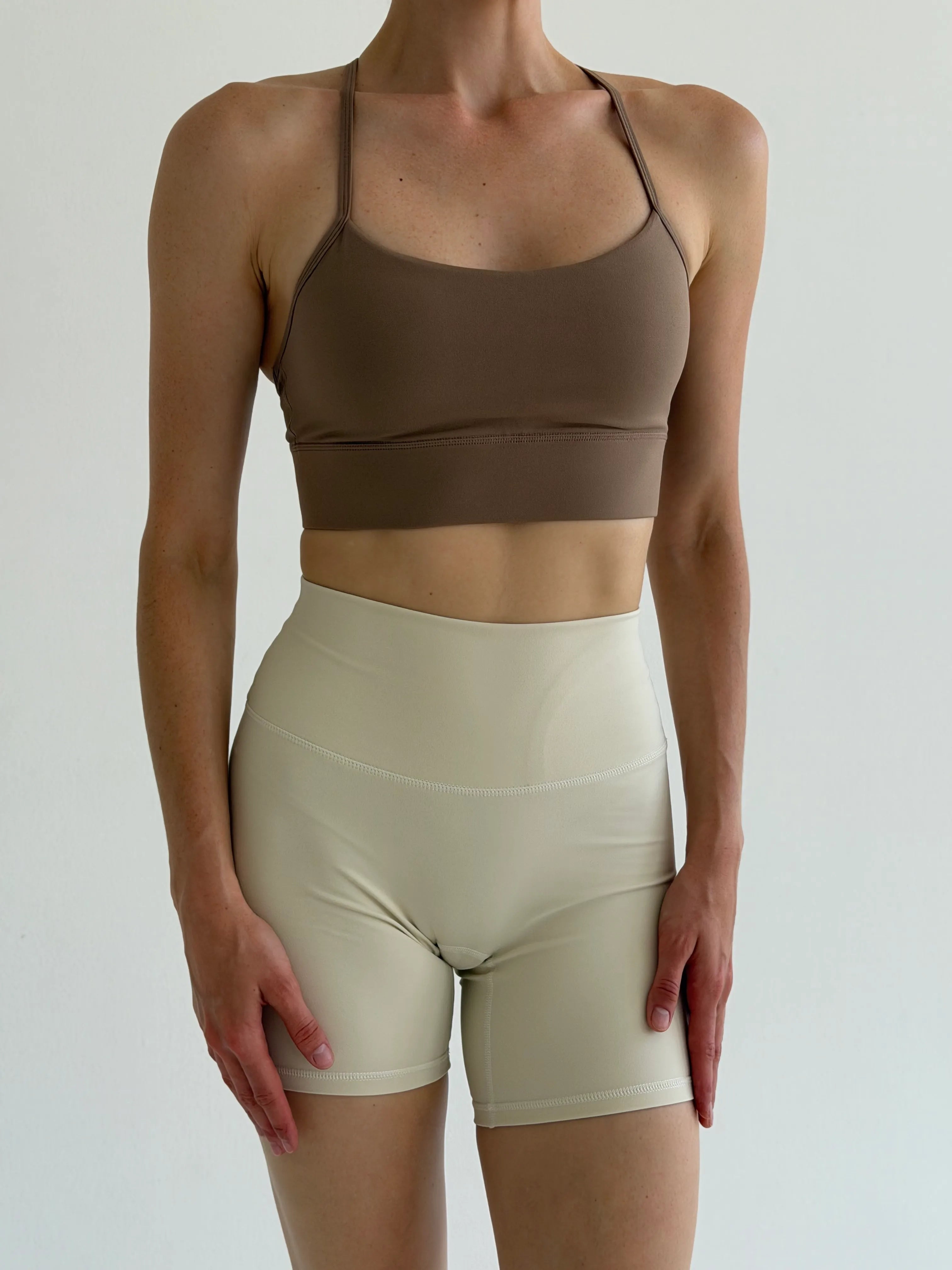 Yoga cycling shorts milky