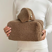 TEDDY cosmetic bag brown large