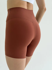 Yoga cycling shorts terracotta