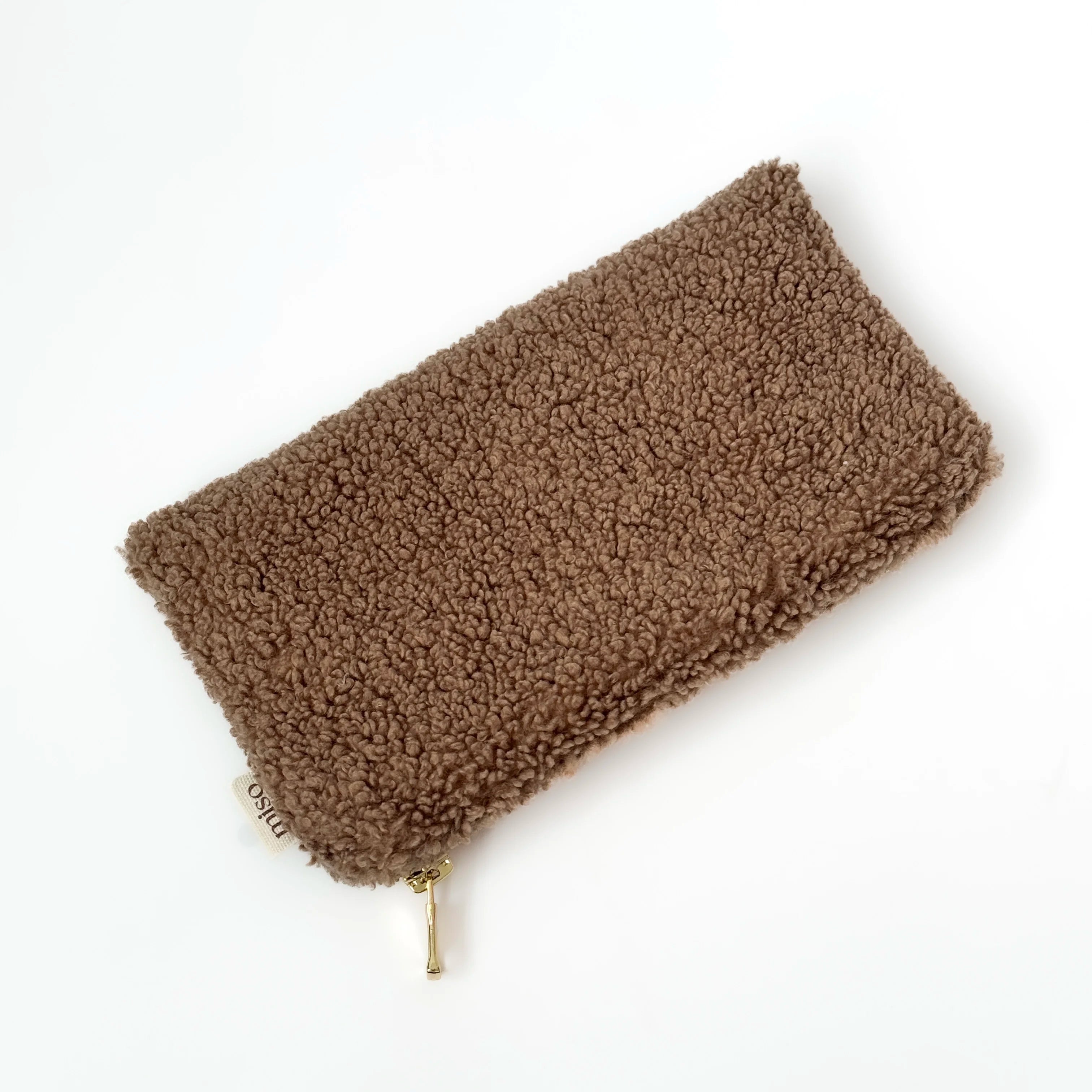 TEDDY cosmetic bag brown envelope