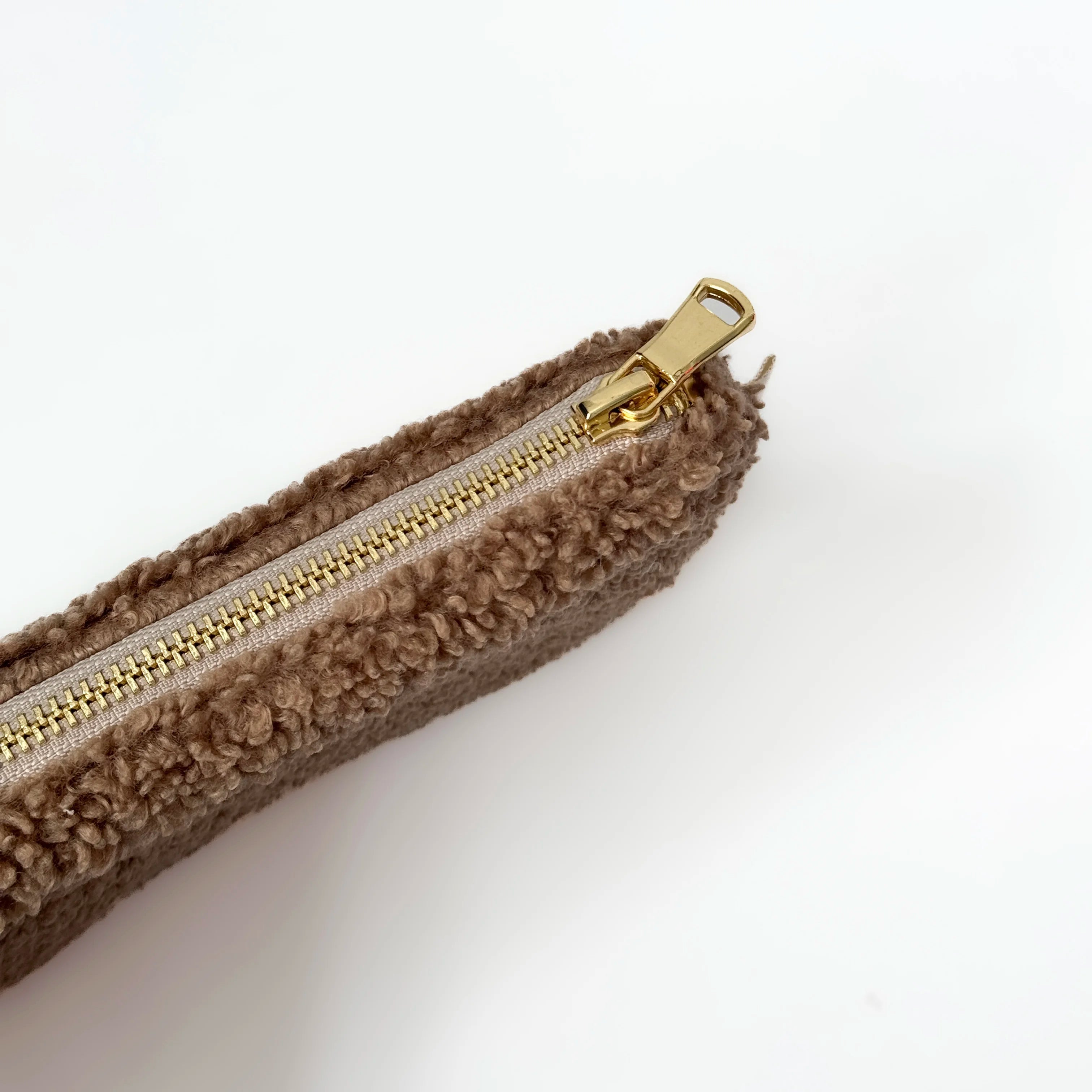 TEDDY cosmetic bag brown envelope