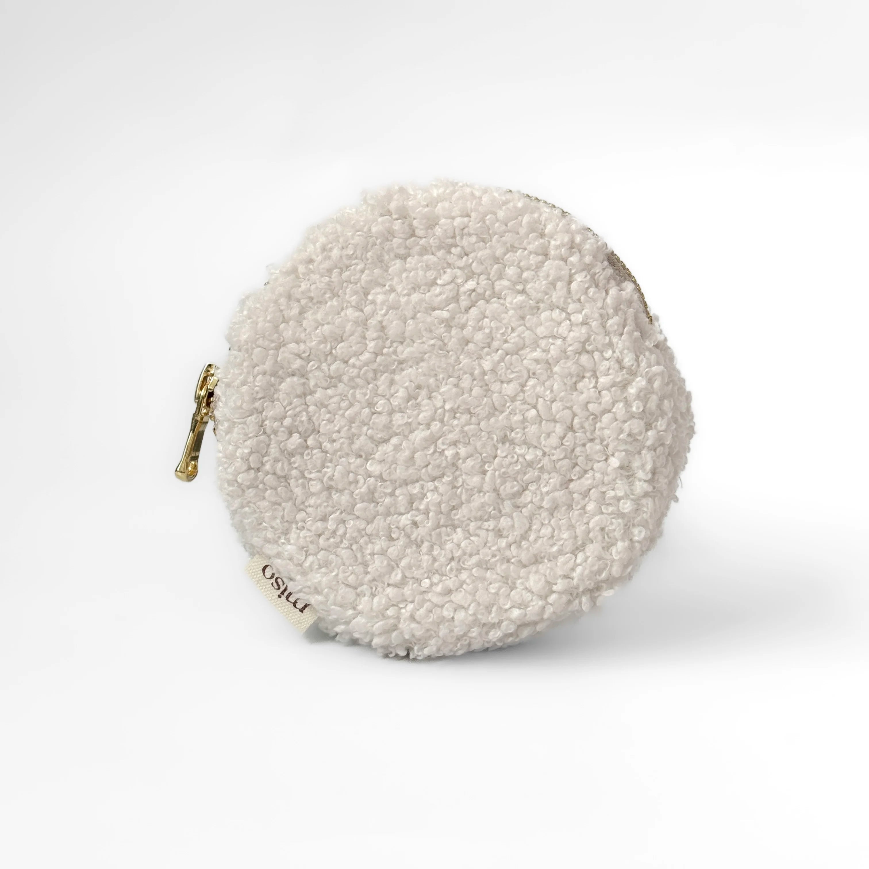 TEDDY cosmetic bag white circle