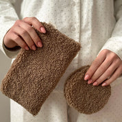 TEDDY cosmetic bag brown envelope