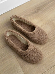 Shoes Women's ballet flats TEDDY brown